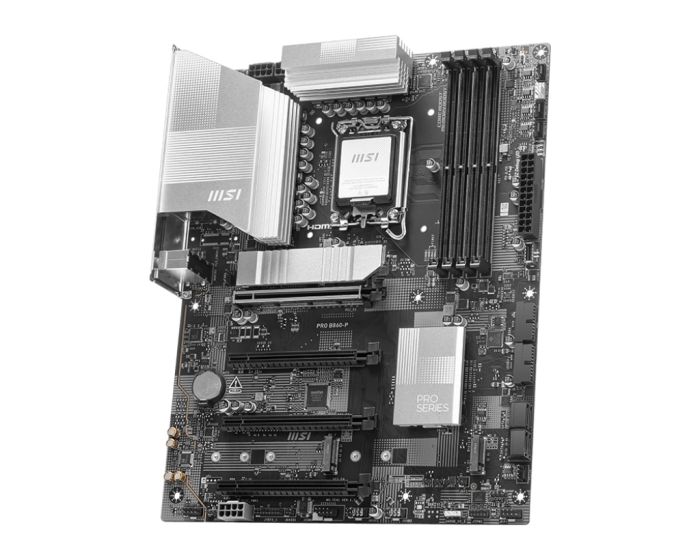 MSI Motherboard PRO B860-P s1851 B860 4xDDR5 M.2 HDMI DP ATX