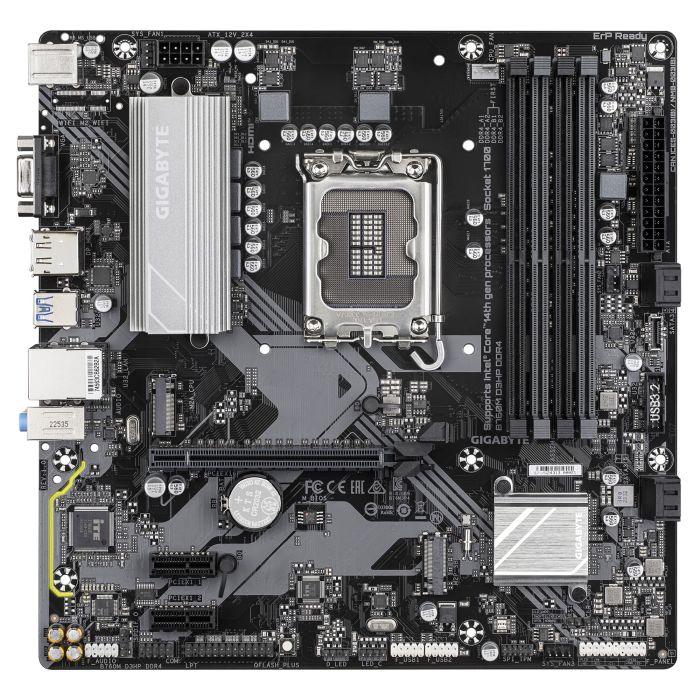 GIGABYTE Motherboard B760M D3HP DDR4 s1700 b760 4xDDR4 M.2 HDMI DP D-Sub mATX
