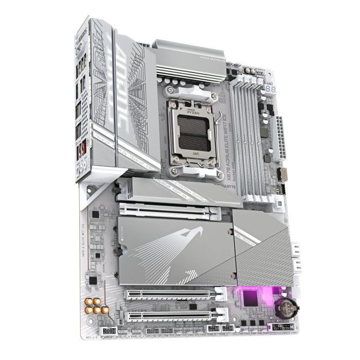 Материнська плата GIGABYTE X870 A ELITE WF7 ICE sAM5 X870 4xDDR5 M.2 HDMI ATX