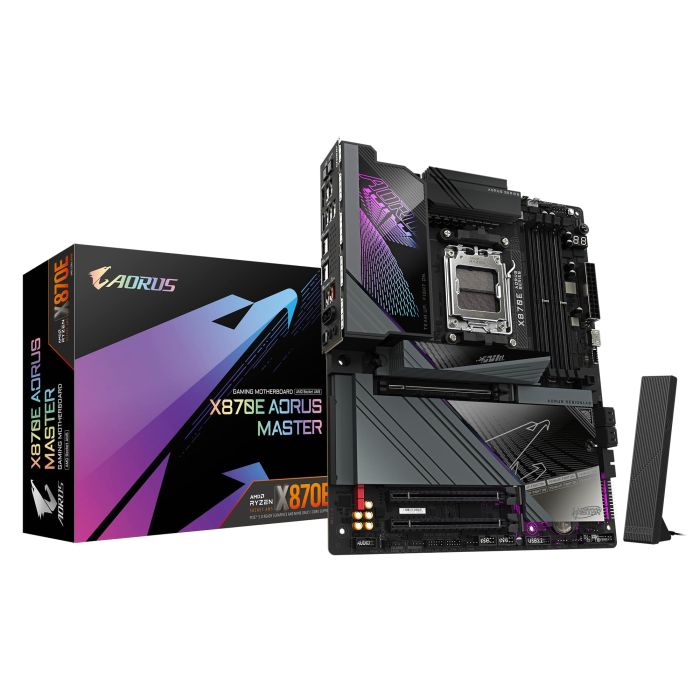 GIGABYTE Motherboard X870E AORUS MASTER sAM5 X870 4xDDR5 M.2 HDMI Typc-C ATX