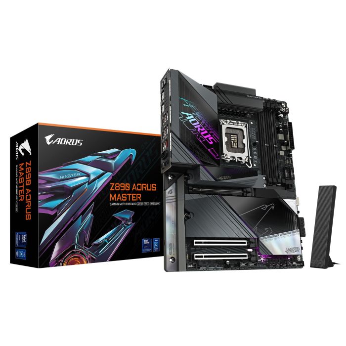 GIGABYTE Motherboard Z890 AORUS MASTER s1851 Z890 4xDDR5 M.2 USB Type-C Wi-Fi BT ATX