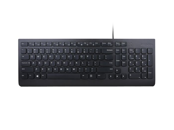 Lenovo Essential Wired Keyboard (Black) - Ukraine