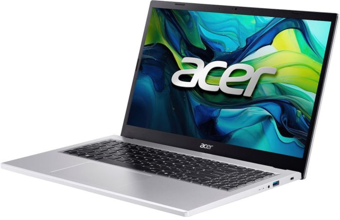 Ноутбук Acer Aspire Go AG15-41P 15.6" FHD IPS, AMD R5-7535HS, 16GB, F1TB, UMA, Lin, сріблястий