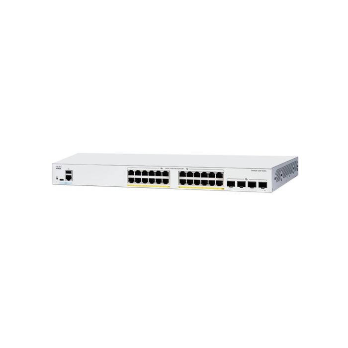 Комутатор Cisco Catalyst 1200 24xGE, Full PoE, 4x1G SFP