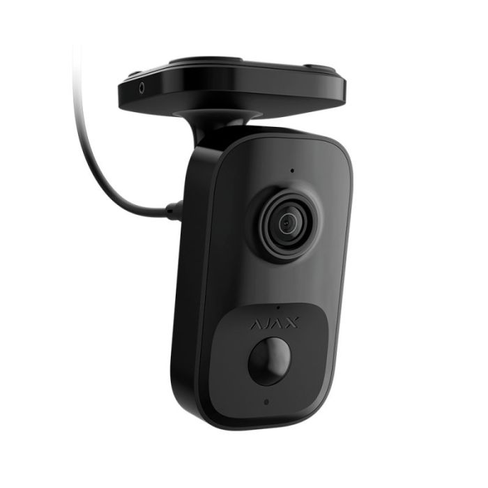 Камера відеоспостереження Ajax IndoorCam, внутрішня, 4мп, 110° вертикальний 60° горизонтальний, іч 8м, штучний інтелект, wi-fi, чорна