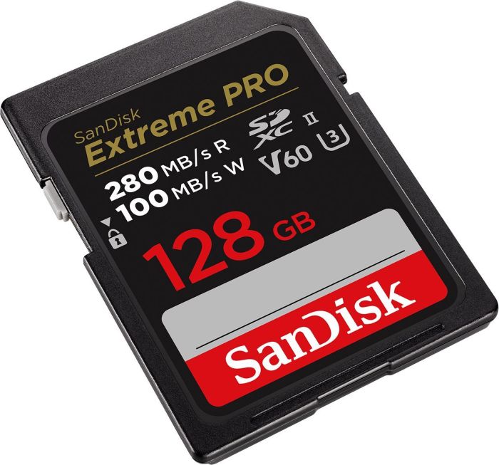 SanDisk SD  128GB C10 UHS-II U3 R280/W100MB/s Extreme Pro V60