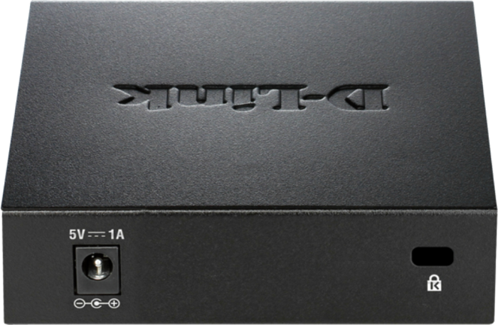 Коммутатор   5xFE, Неуправляемый, Металл D-Link DES-105