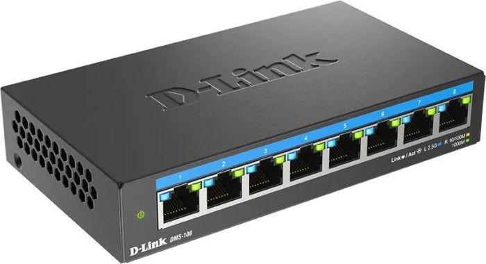 Switch  8x2.5GE Unmanaged D-Link DMS-108