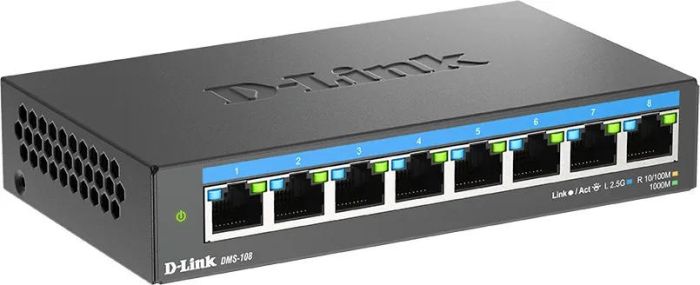 Switch  8x2.5GE Unmanaged D-Link DMS-108