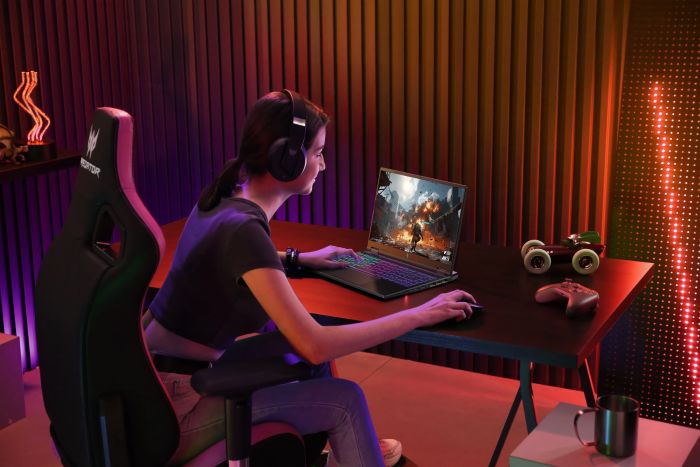 Ноутбук Acer Nitro 14 AN14-41 14.5" WQXGA IPS, AMD R7-8845HS, 32GB, F1TB, NVD4060-8, Lin, черный