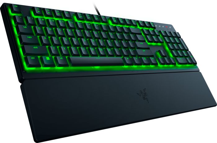 Клавіатура мембранна Razer Ornata V3 X 104key, USB-A, EN/UK, RGB, чорний