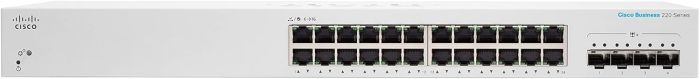 Коммутатор Cisco CBS220 24xGE, 4x10G SFP+, Smart
