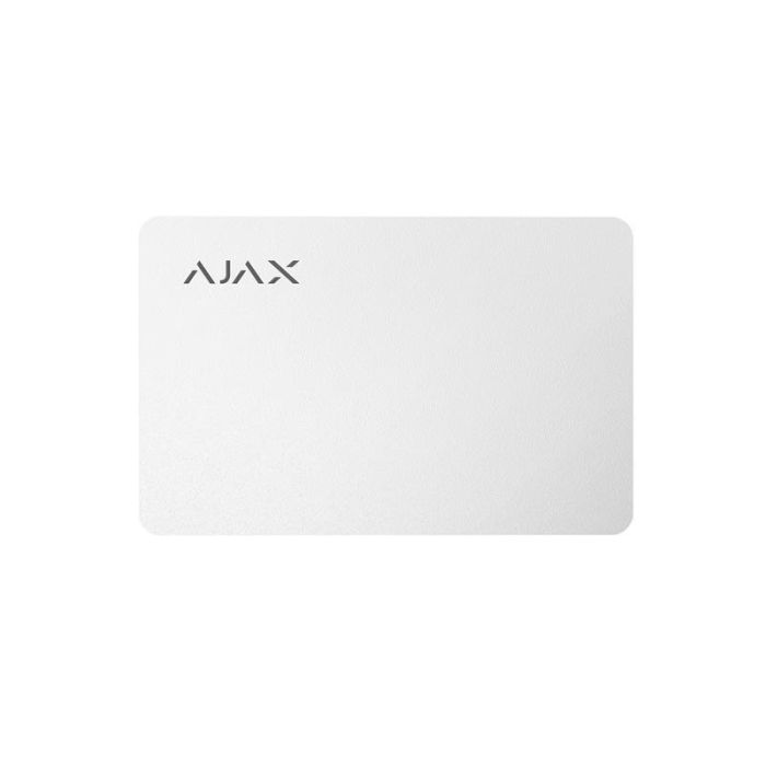 Карточка Ajax Pass 1шт, Jeweller, бесконтактная, белый