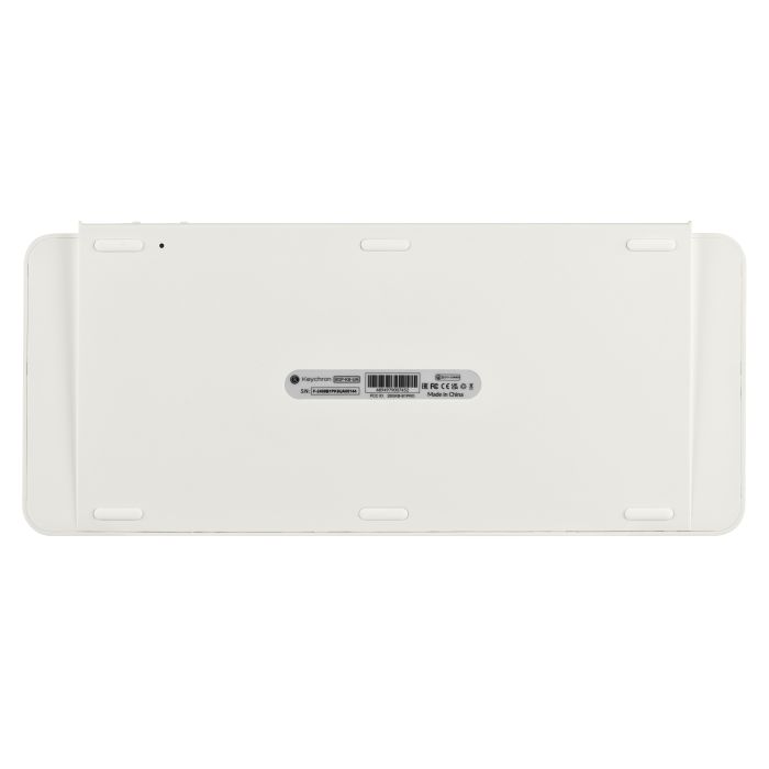 Клавиатура мембраная Keychron B1 Pro, USB/WL/BT, ivory white