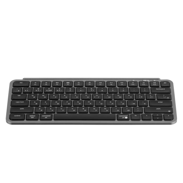Membrane keyboard Keychron B1 Pro, USB/WL/BT, space gray