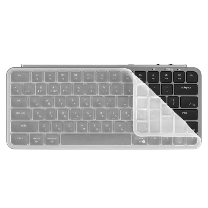 Membrane keyboard Keychron B1 Pro, USB/WL/BT, space gray