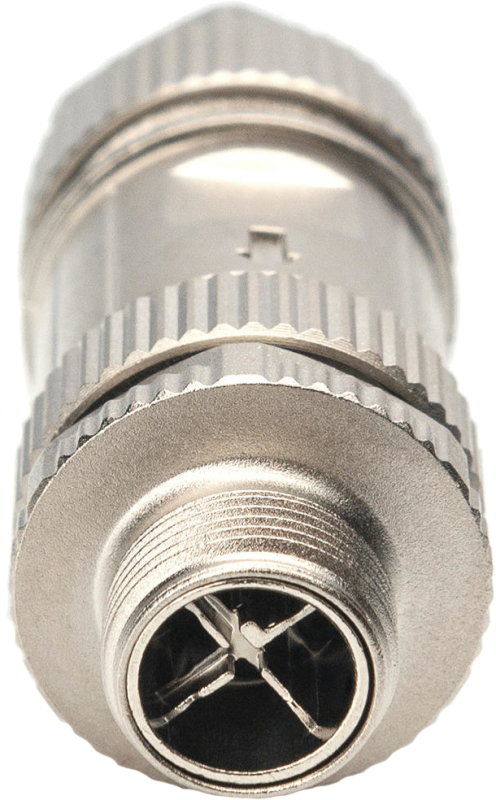 Коннектор DIGITUS CАТ 6A M12 M, X-coded, STP, IP67