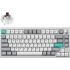 Mechanical keyboard Lemokey  P1 Pro 84Key, Keychron Super Brown, WL/BT/USB-A, QMK/VIA, Hot-Swap, EN/UKR, RGB,  Knob, Space Silver