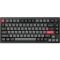 Mechanical keyboard Lemokey  P1 Pro 84Key, Keychron Super Red, WL/BT/USB-A, QMK/VIA, Hot-Swap, EN/UKR, RGB,  Knob, Carbon Black