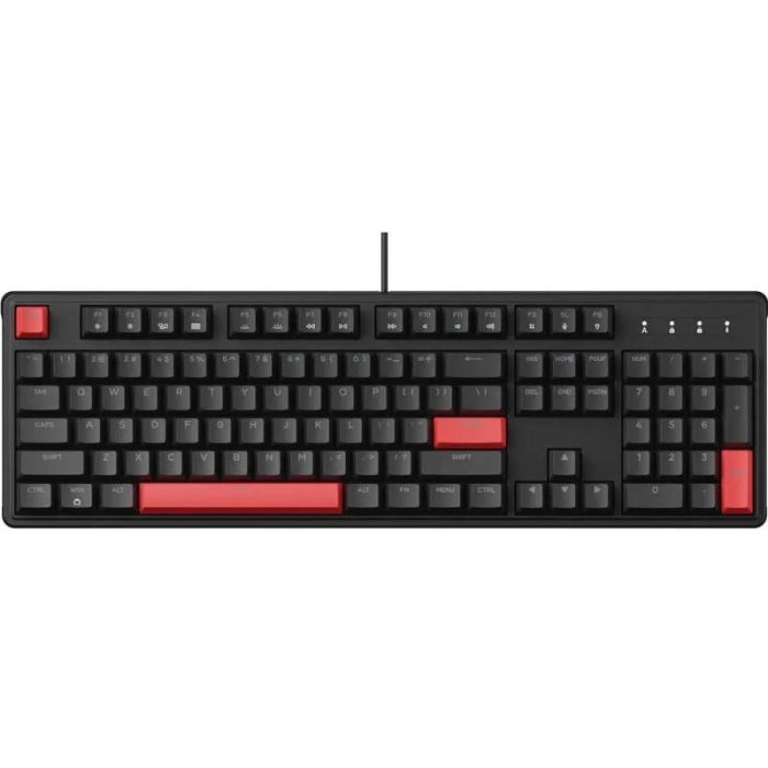 Клавиатура механическая Lemokey  X3 104Key, Keychron Red, USB-A, QMK/VIA, Hot-Swap, EN/UKR, RGB, чорний