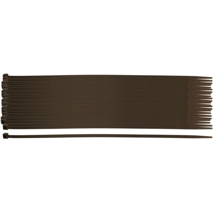 Neo Tools Cable Tie, 50pcs, Plastic, 4.8x300mm, Brown