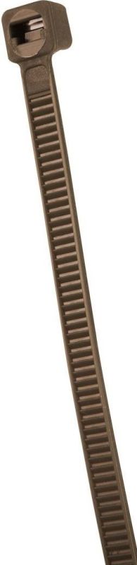 Neo Tools Cable Tie, 50pcs, Plastic, 4.8x160mm, Brown