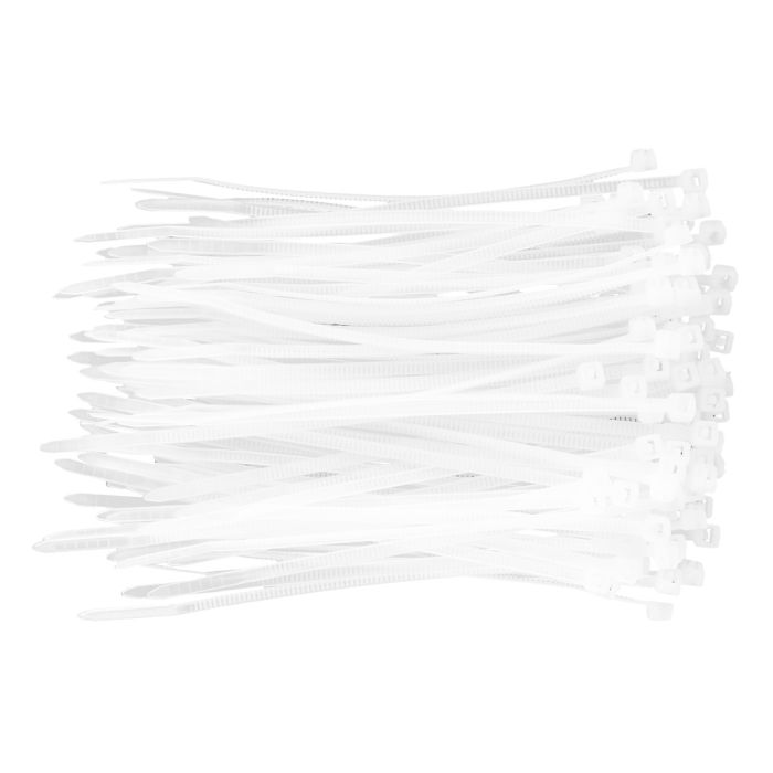 Neo Tools cable tie, 100pcs, plastic, 2.5x100mm, white