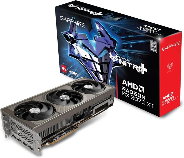 SAPPHIRE Graphic Card Radeon RX 9070 XT 16GB GDDR6 NITRO+ GAMING OC