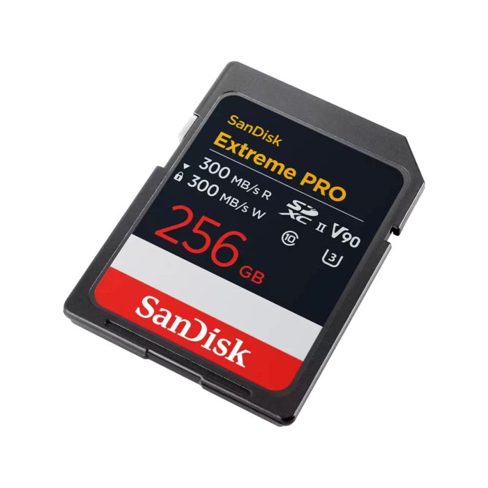 Карта пам'яті SanDisk SD  256GB C10 UHS-II U3 R300/W300MB/s Extreme Pro V90
