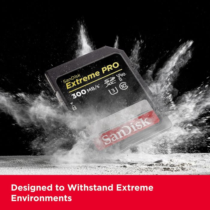 Карта памяти SanDisk SD  128GB C10 UHS-II U3 R300/W300MB/s Extreme Pro V90