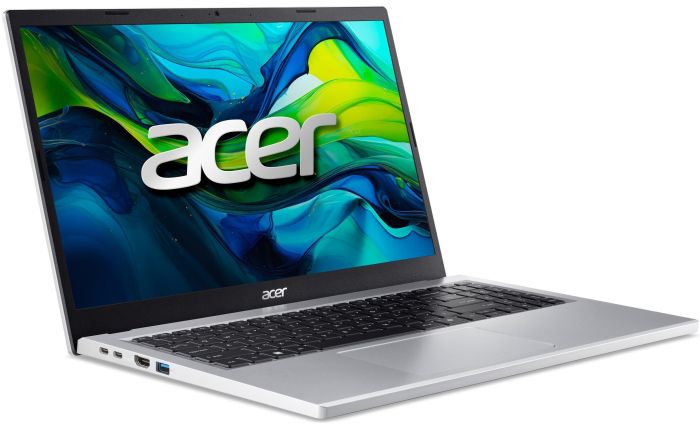 Ноутбук Acer Aspire Go AG15-32P 15.6" FHD IPS, Intel C N150, 8GB, F512GB, UMA, Lin, серебристый