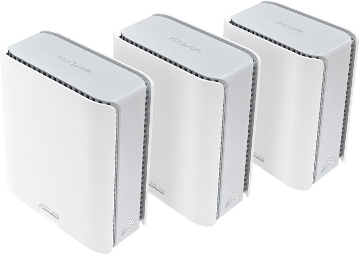 Система WiFi-Mesh ASUS ZenWiFi BT10 BE25000, 1x10GE LAN, 1xGE WAN/LAN, 1x10GE LAN, 1xUSB 3.0, 3мод, білий