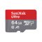 Карта памяти SanDisk microSD   64GB C10 UHS-I R140MB/s Ultra