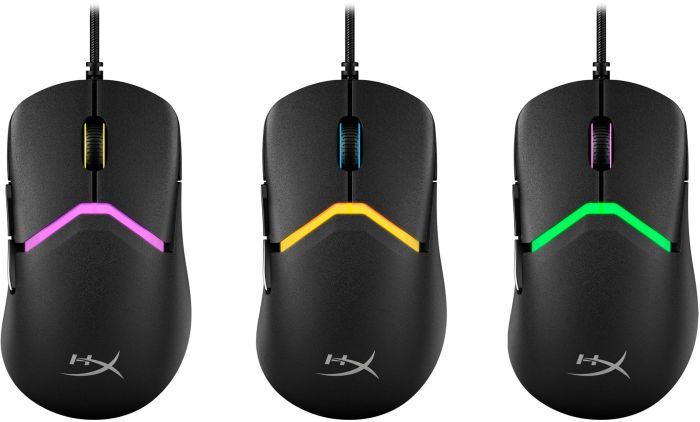 HyperX Pulsefire SAGA, RGB, USB-A, black