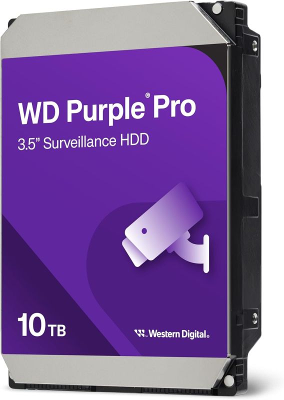 Жорсткий диск WD 10TB 3.5" 7200 512MB SATA Purple Pro Surveillance