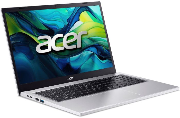 Ноутбук Acer Aspire Go AG15-71P 15.6" FHD IPS, Intel i7-13620H, 16GB, F512GB, UMA, Lin, сріблястий