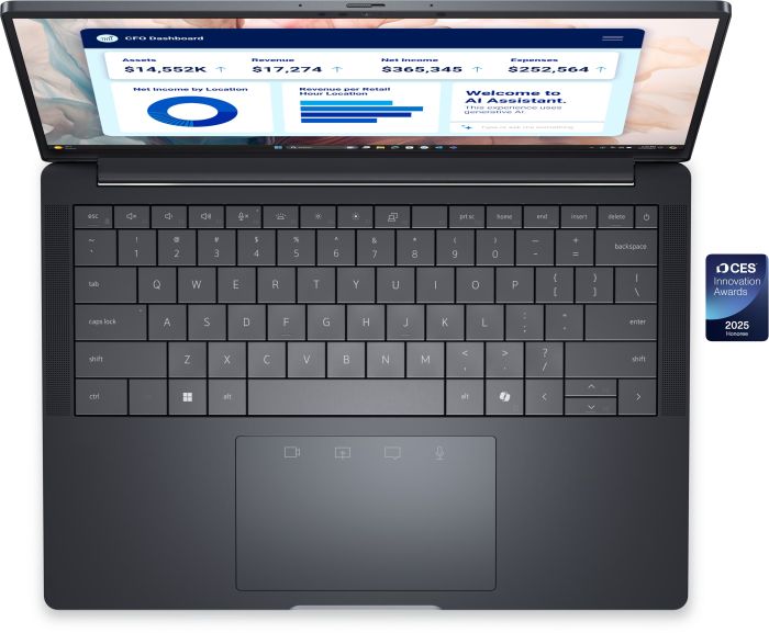 Ноутбук Dell Pro 14 Premium 14" FHD+ AG, Intel U7 268V, 32GB, F512GB, UMA, Win11P, чорний