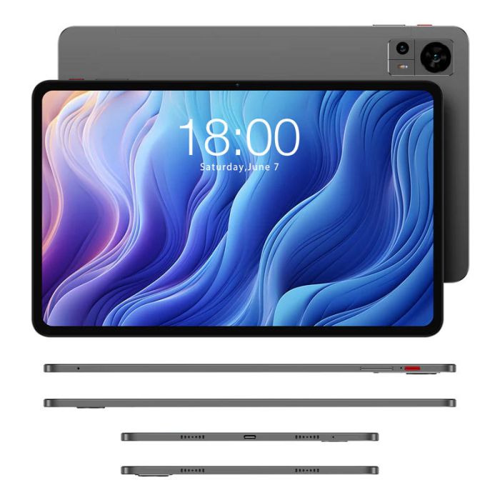 Планшет Teclast T60 12" 8ГБ, 256ГБ, LTE, 8000мА•год, Android, сірий