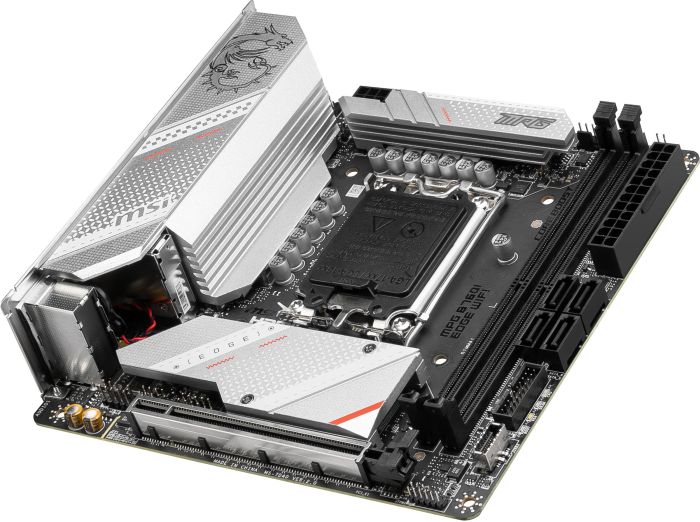 Материнcька плата MSI MPG B760I EDGE WIFI s1700 B760 2xDDR5 M.2 HDMI DP WiFi BT mITX