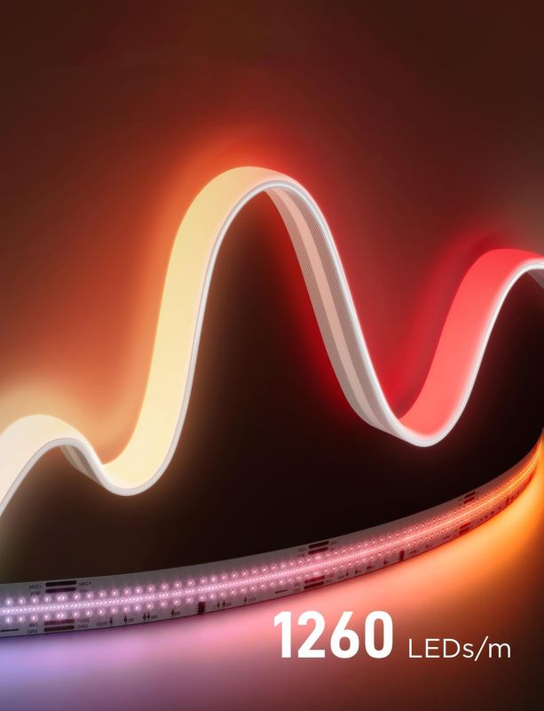 Лента светодиодная умная Govee H61E5 COB Strip Light Pro, 3м, RGBIC+W, WI-FI/Bluetooth, білий