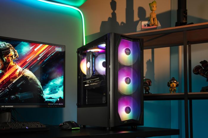 ПК 2E Complex Gaming AMD R5-7500F, 16Gb, F1TB, NVD4060-8, B650, Zalman-N4, 700W, FreeDos