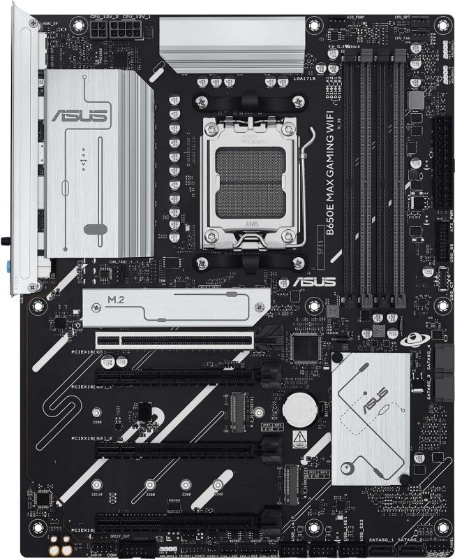ASUS Motherboard B650E MAX GAMING WIFI sAM5 B650 4xDDR5 M.2 HDMI DP ATX