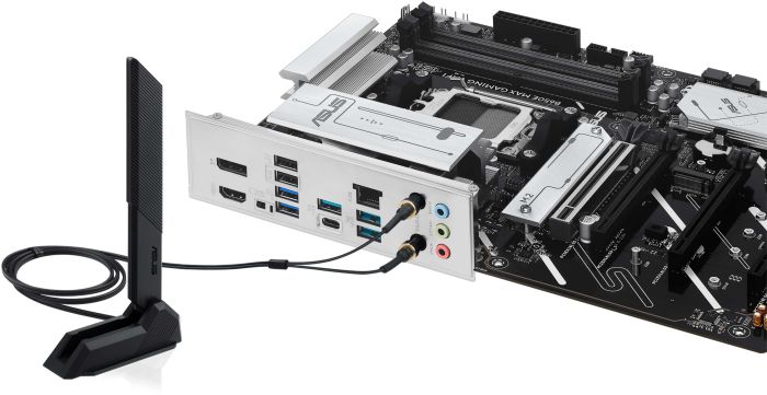 ASUS Motherboard B650E MAX GAMING WIFI sAM5 B650 4xDDR5 M.2 HDMI DP ATX