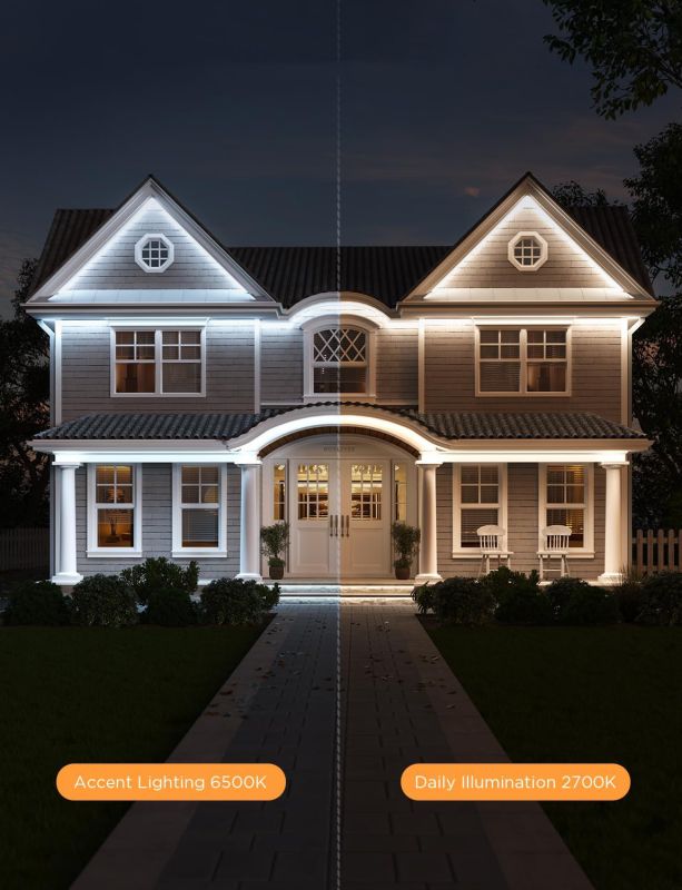 Лента светодиодная умная Govee H70A1 Phantasy Outdoor LED, 10м, RGBICWW, WI-FI/Bluetooth, білий