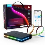 Набір адаптивного підсвічування Govee H8604 Govee AI Sync Box Kit 2 TV BackLight 55-65', RGBWIC, WI-FI/Bluetooth, чорний