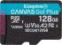 Карта пам'яті Kingston microSD  128GB C10 UHS-I U3 A2 V30 R200MB/s