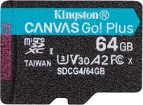 Карта пам'яті Kingston microSD 64GB C10 UHS-I U3 A2 V30 R200MB/s