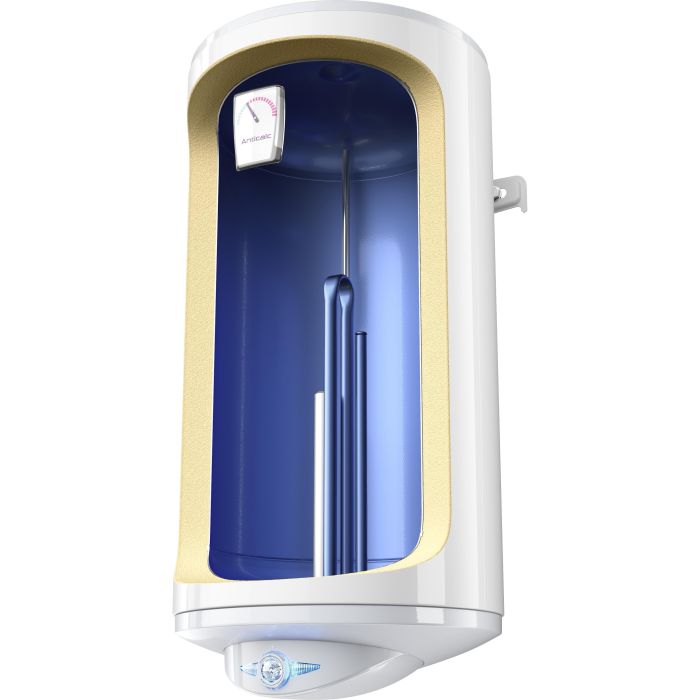 Водонагреватель электрический Tesy Anticalc Slim GCV 503816D B14 TBRC, 50 л, 1.6 кВт, сухой тэн, круглый слим, мех. упр-ние, Болгария, C
