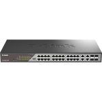Комутатор   24xGE PoE, 4xSFP/GE, 518Вт, Некерований D-Link DSS-200G-28MPP