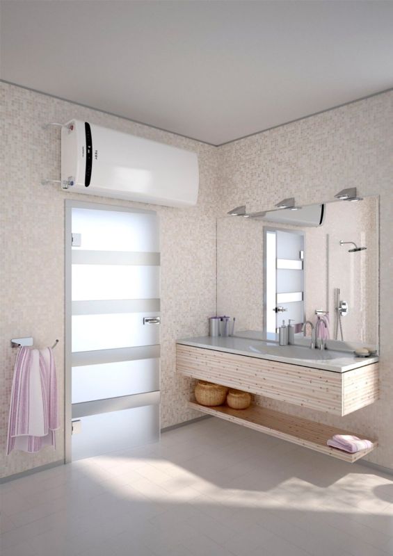 Водонагреватель электр. TESY Bellislimo Cloud плоский GCR 1002722 E31 ECW Wi-Fi, 100л, 2,2кВт, ун. монтаж, электр. упр-ние, B, белый